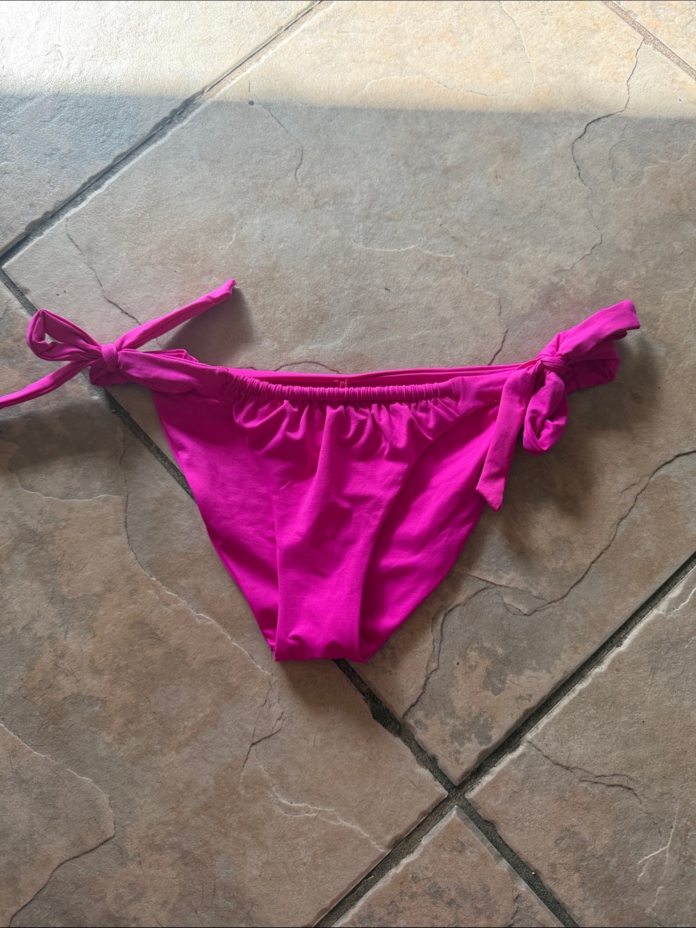 Becca swim reversible Pink Tie-Side Swim Bottom XS